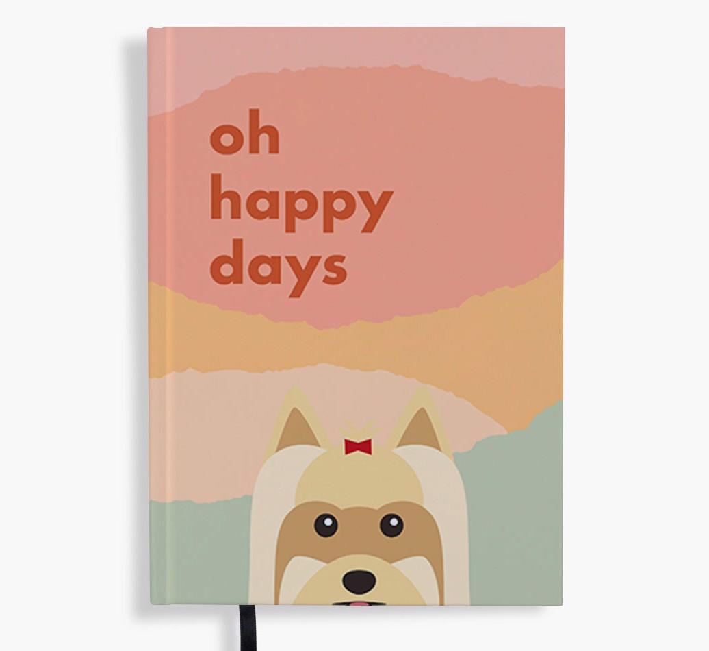 Oh Happy Days: Personalized {breedFullName} Notebook