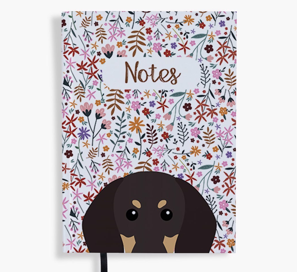 Floral Notes: Personalised {breedFullName} Notebook