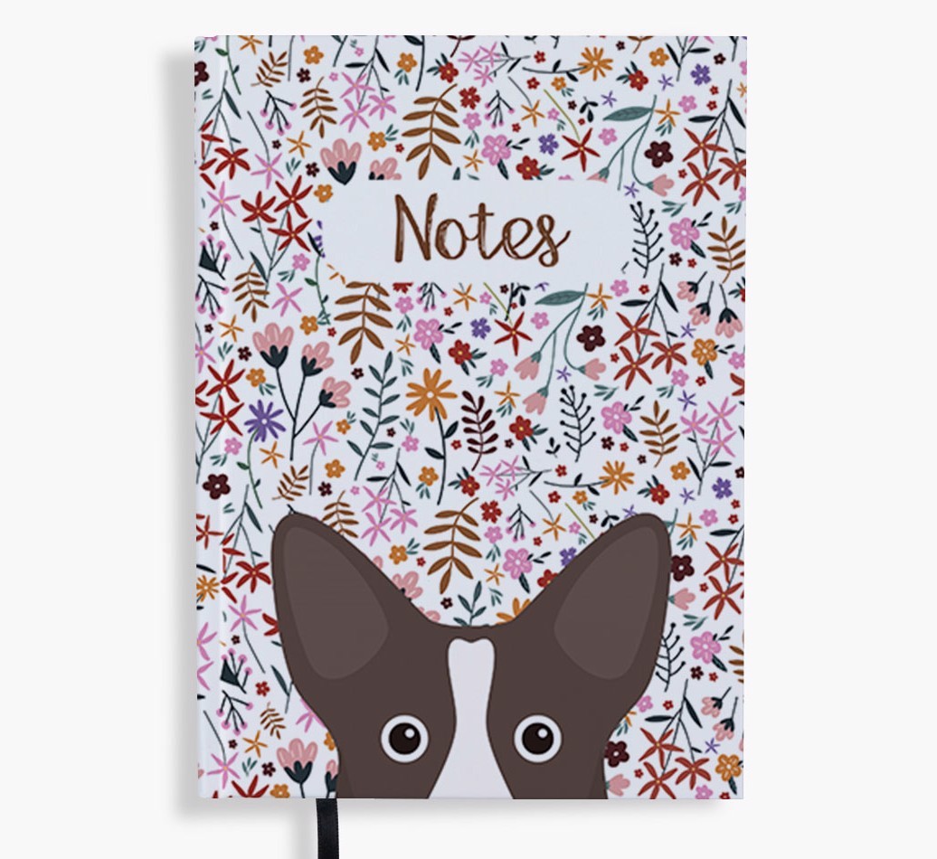 Floral Notes: Personalised {breedFullName} Notebook