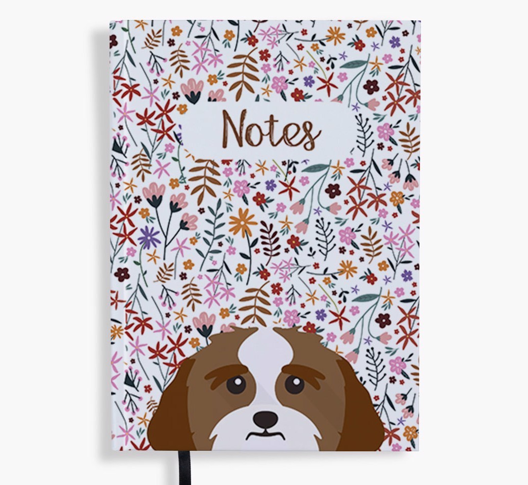 Floral Notes: Personalised {breedFullName} Notebook