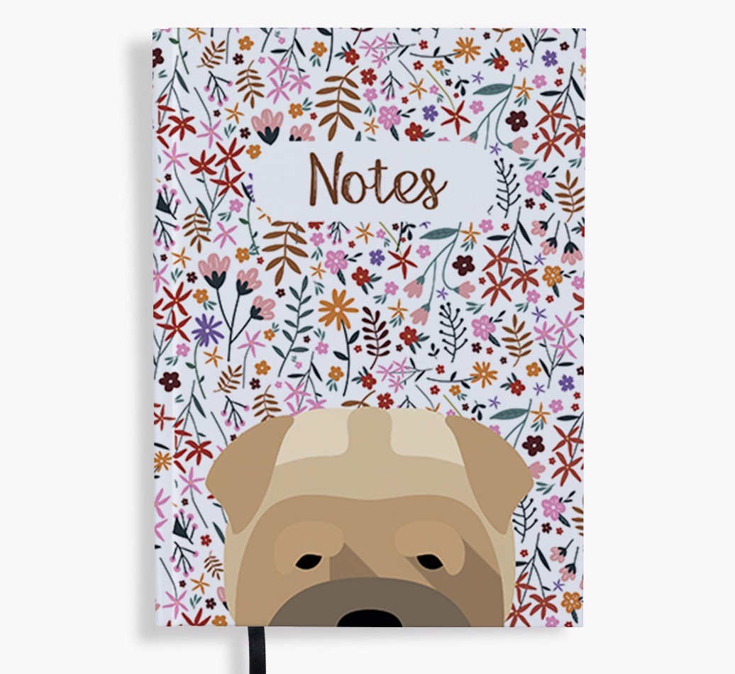 Floral Notes: Personalised {breedFullName} Notebook