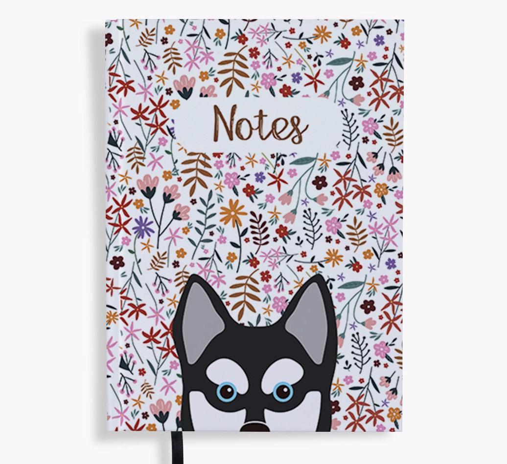 Floral Notes: Personalised {breedFullName} Notebook