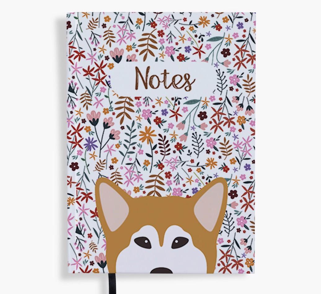 Floral Notes: Personalised {breedFullName} Notebook