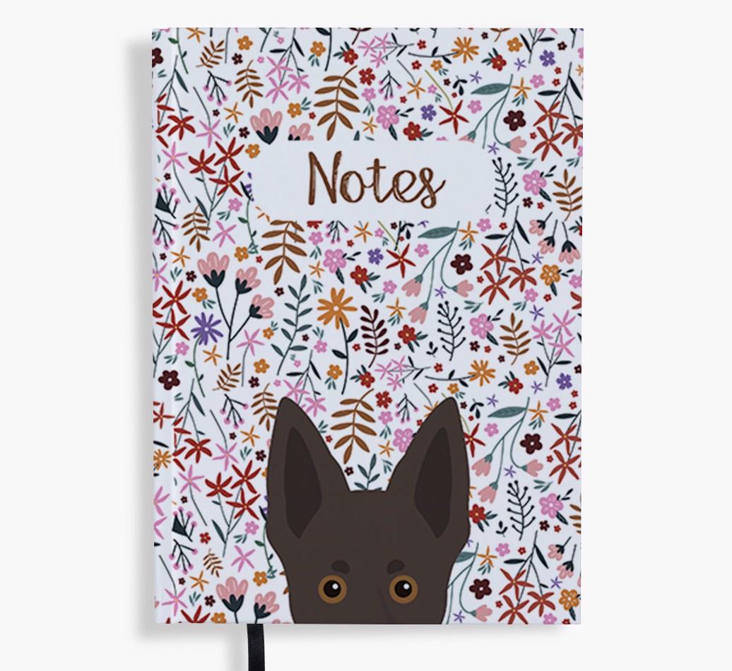 Floral Notes: Personalised {breedFullName} Notebook