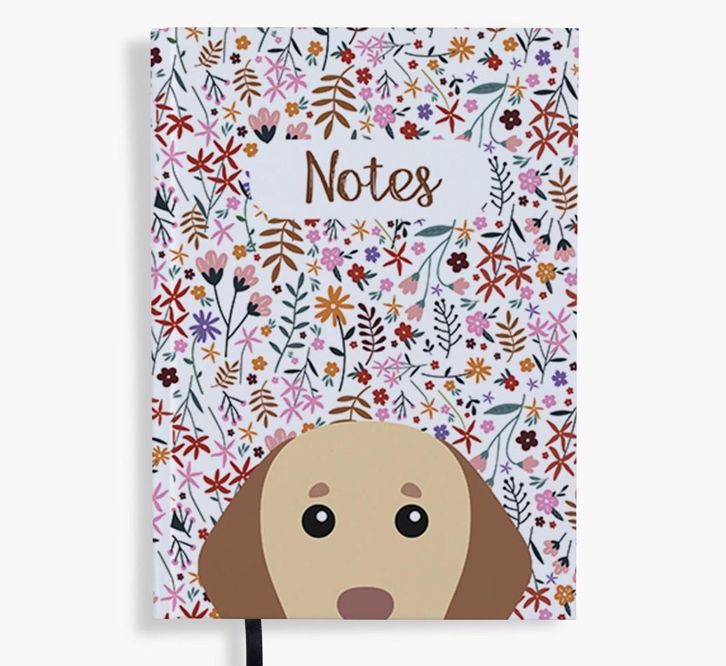 Floral Notes: Personalised {breedFullName} Notebook