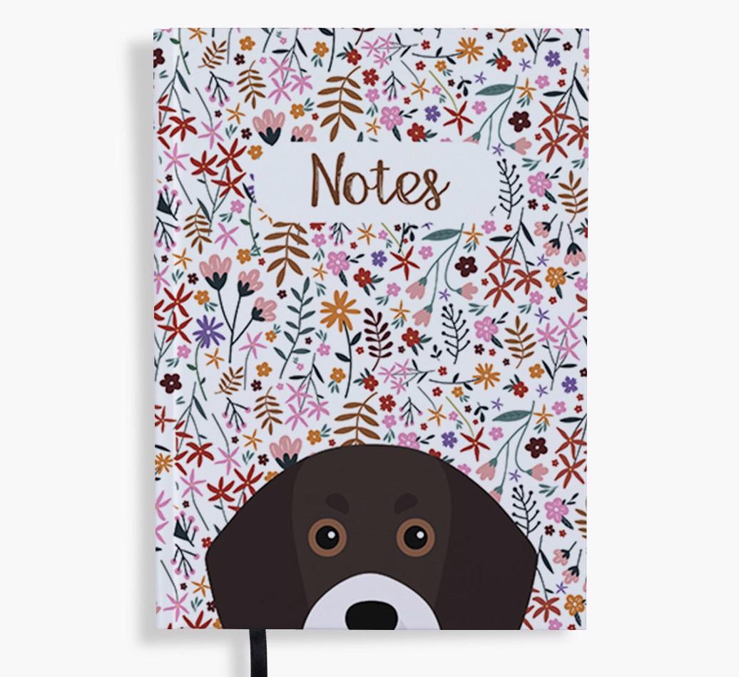 Floral Notes: Personalised {breedFullName} Notebook