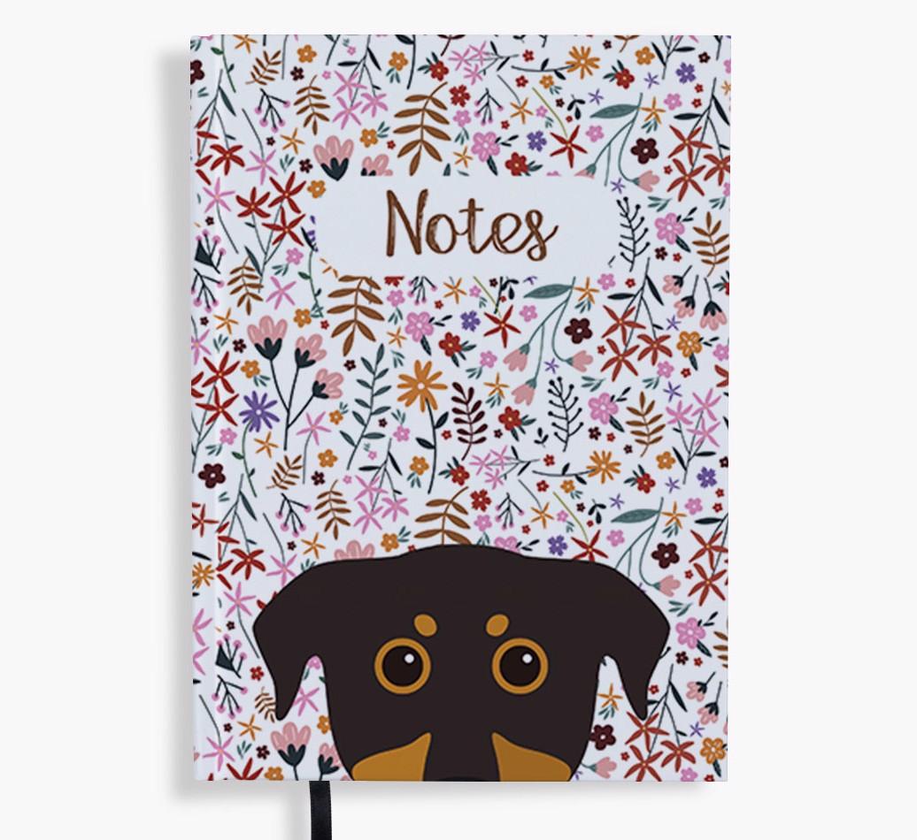 Floral Notes: Personalised {breedFullName} Notebook