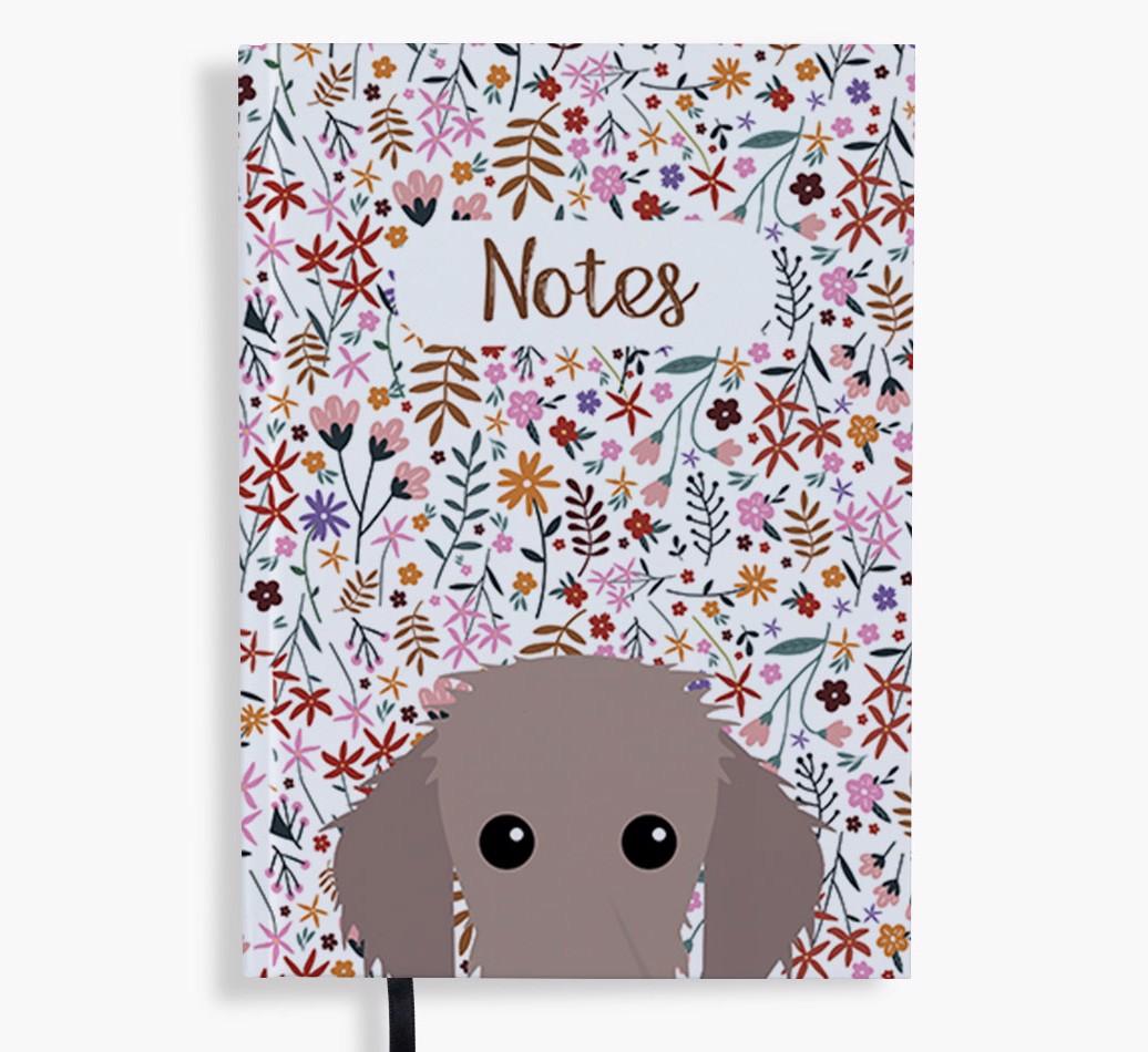 Floral Notes: Personalised {breedFullName} Notebook