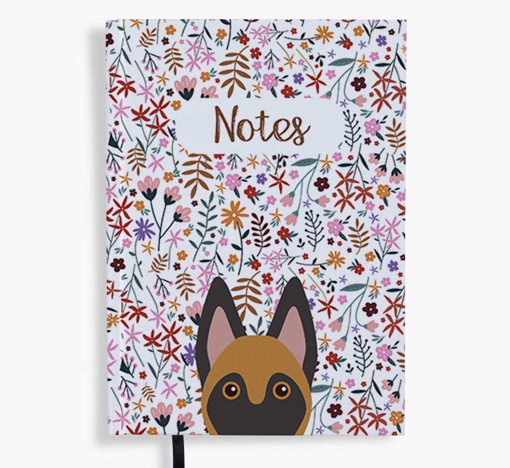 Floral Notes: Personalised {breedFullName} Notebook