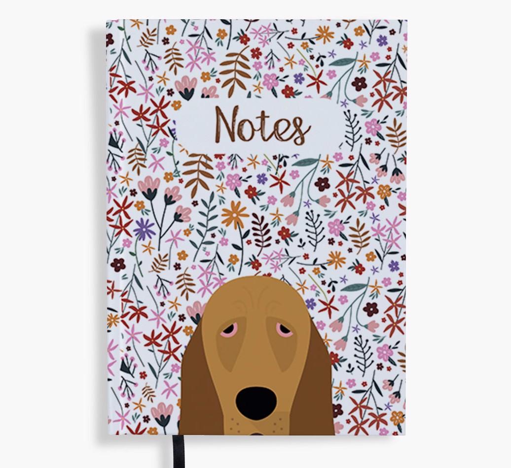 Floral Notes: Personalised {breedFullName} Notebook