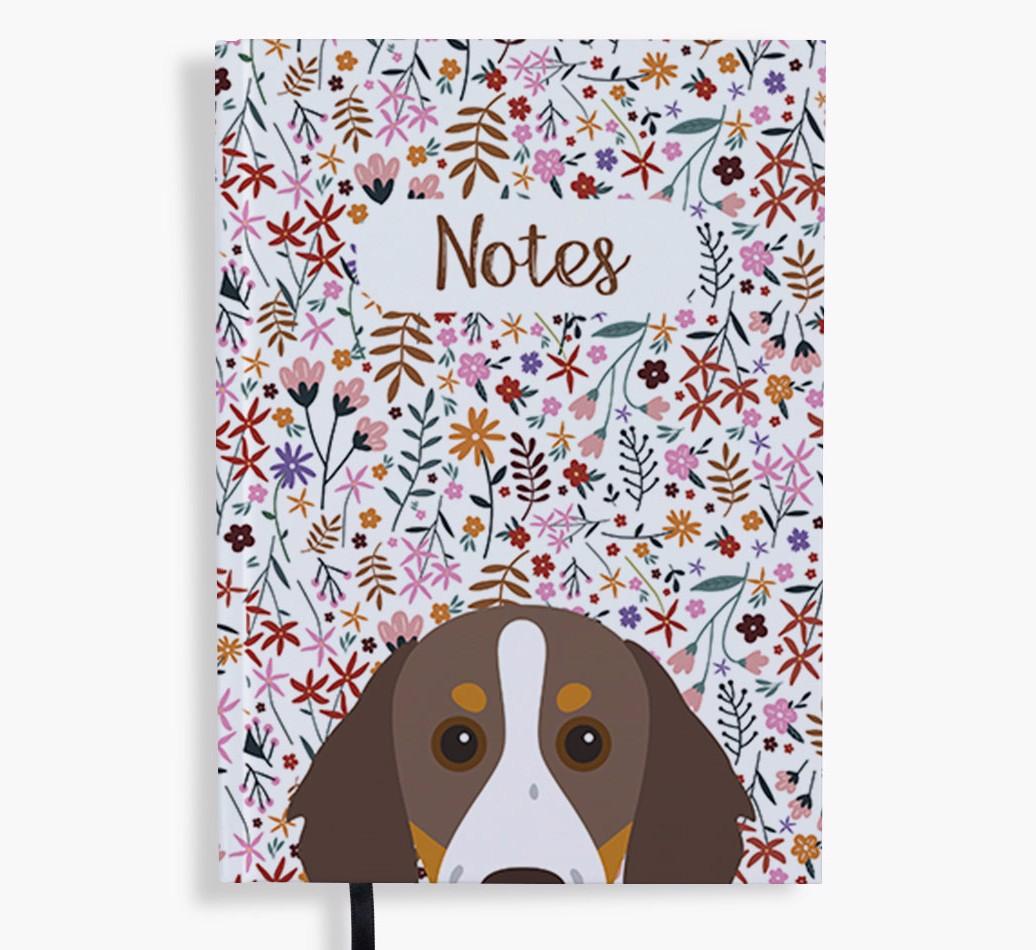 Floral Notes: Personalised {breedFullName} Notebook