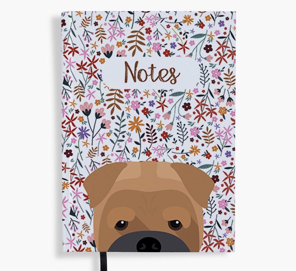 Floral Notes: Personalised {breedFullName} Notebook