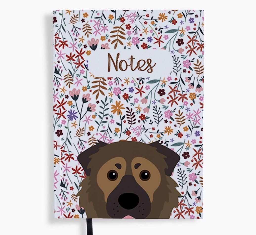 Floral Notes: Personalised {breedFullName} Notebook