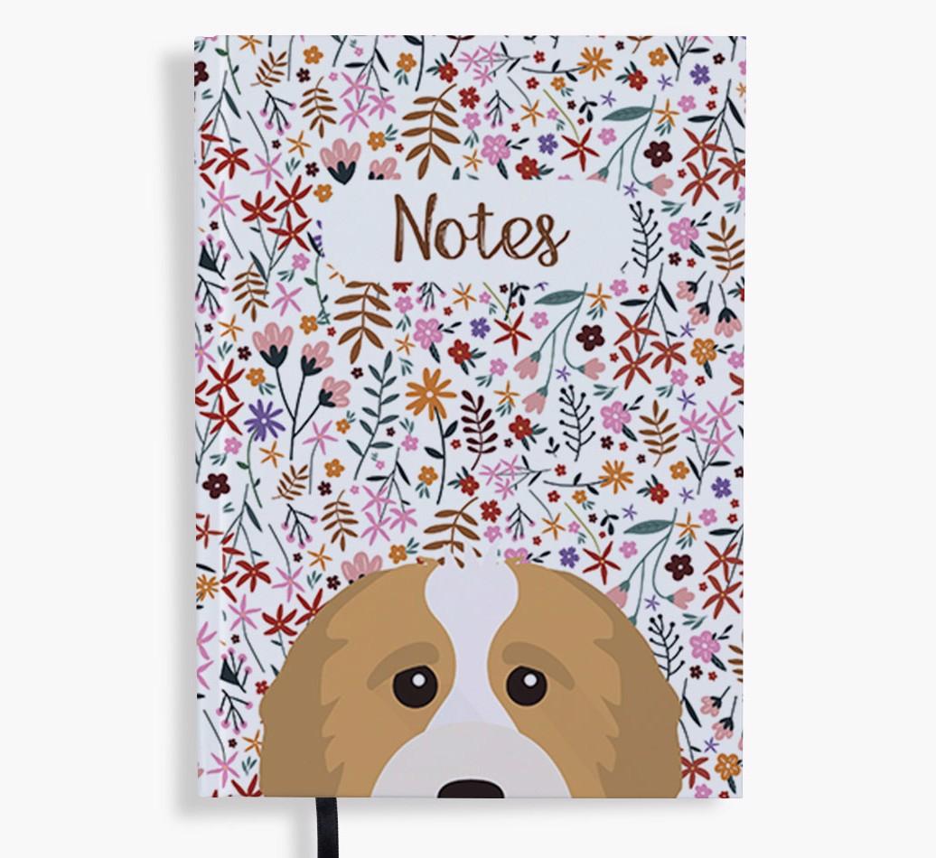 Floral Notes: Personalised {breedFullName} Notebook