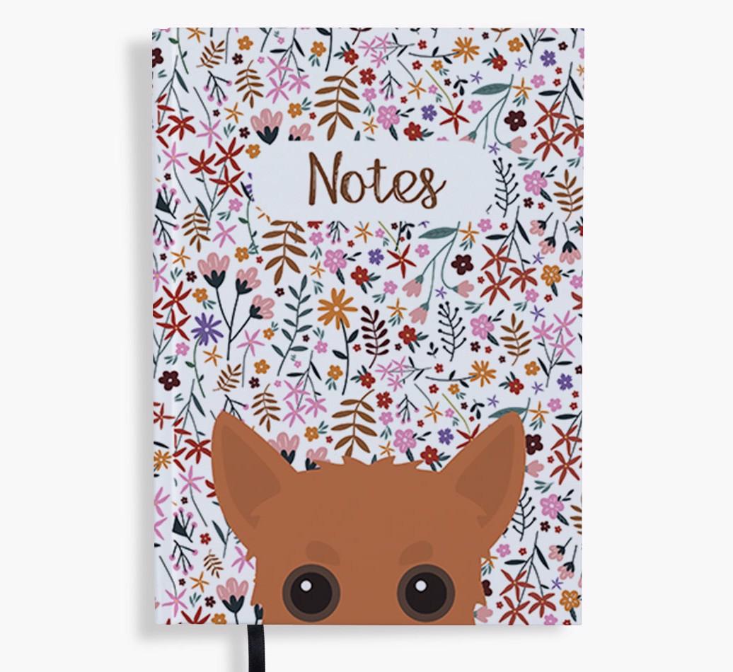 Floral Notes: Personalised {breedFullName} Notebook