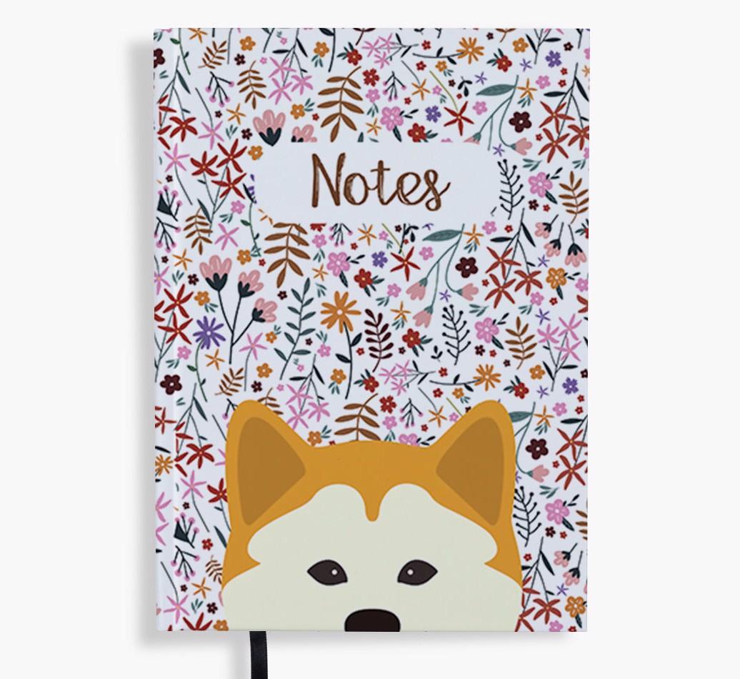 Floral Notes: Personalised {breedFullName} Notebook