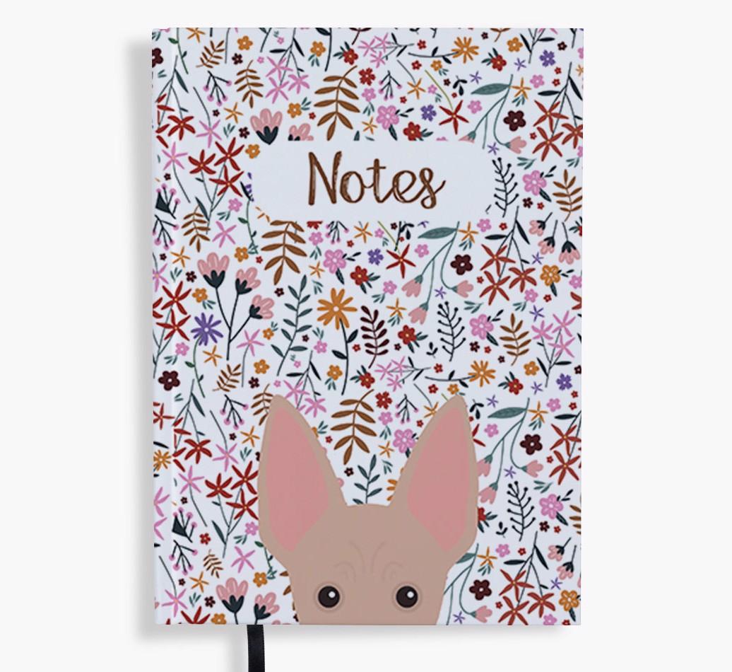 Floral Notes: Personalised {breedFullName} Notebook