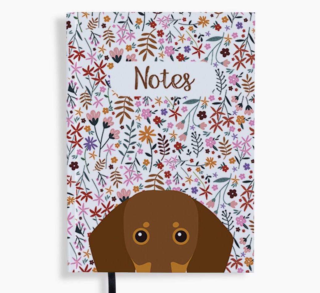 Floral Notes: Personalised {breedFullName} Notebook