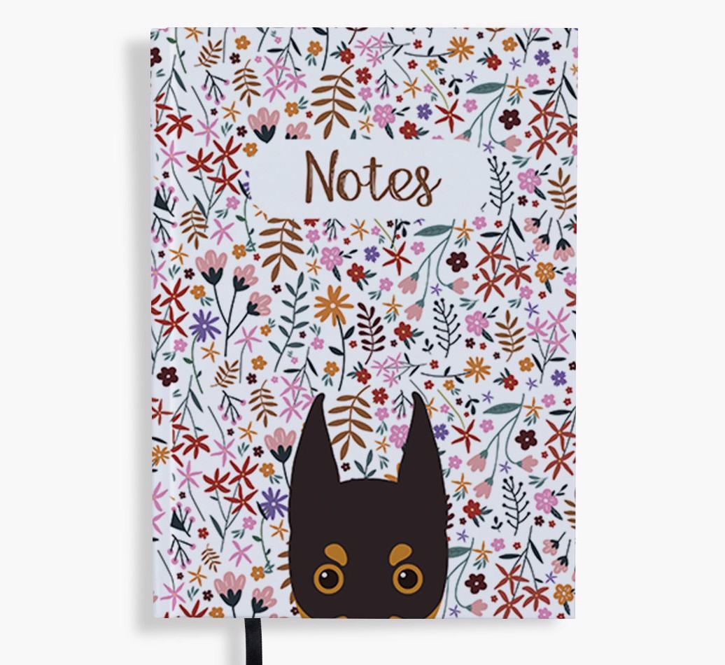 Floral Notes: Personalised {breedFullName} Notebook