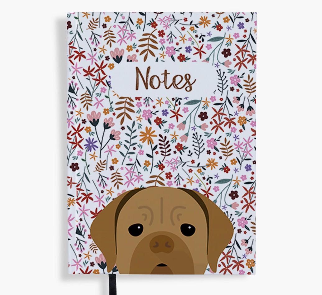 Floral Notes: Personalised {breedFullName} Notebook
