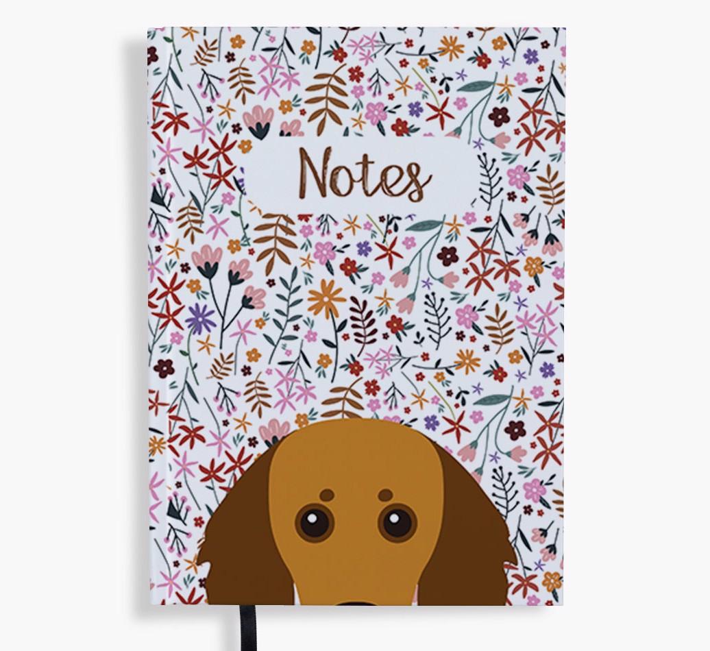 Floral Notes: Personalised {breedFullName} Notebook