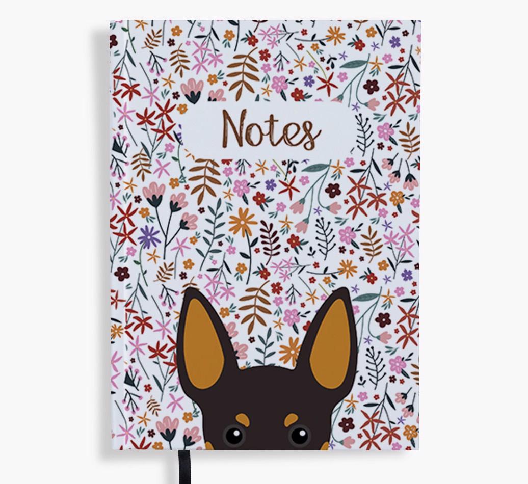 Floral Notes: Personalised {breedFullName} Notebook
