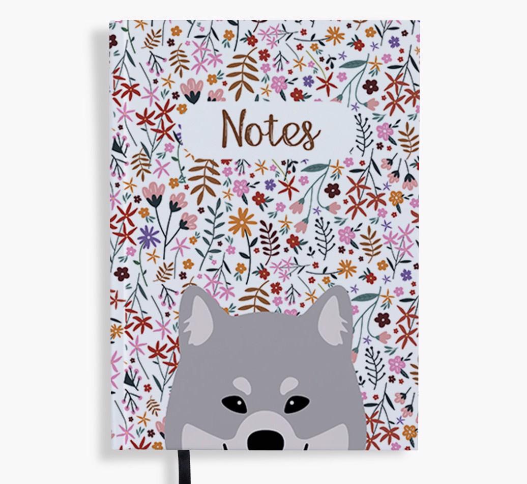 Floral Notes: Personalised {breedFullName} Notebook