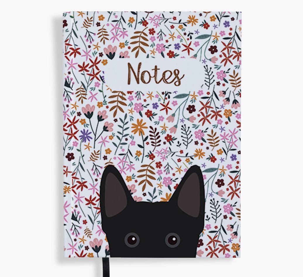 Floral Notes: Personalised {breedFullName} Notebook