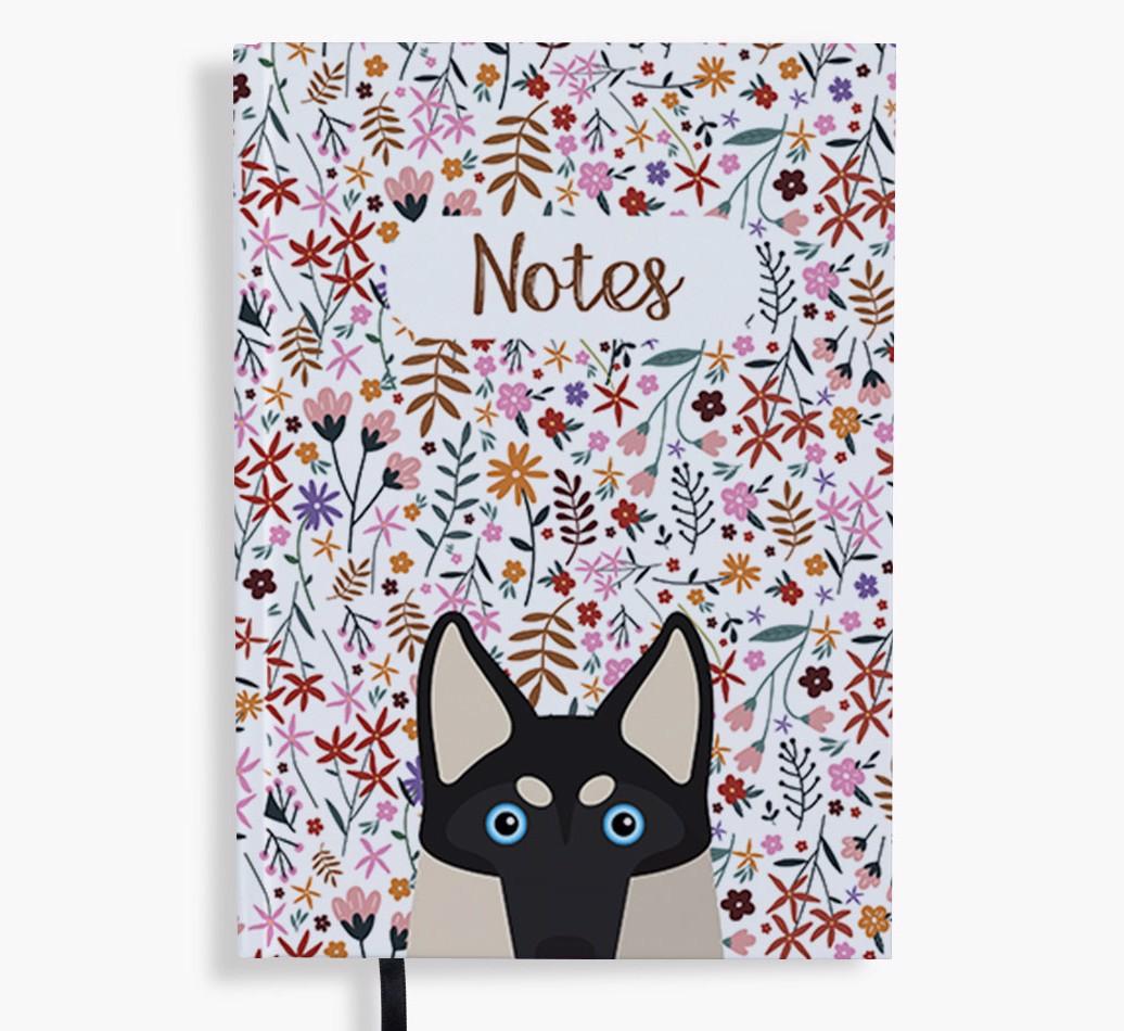 Floral Notes: Personalised {breedFullName} Notebook