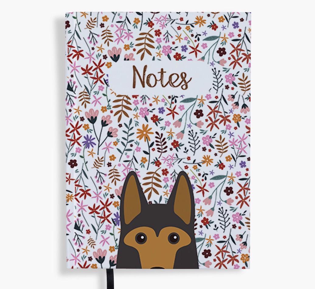 Floral Notes: Personalised {breedFullName} Notebook