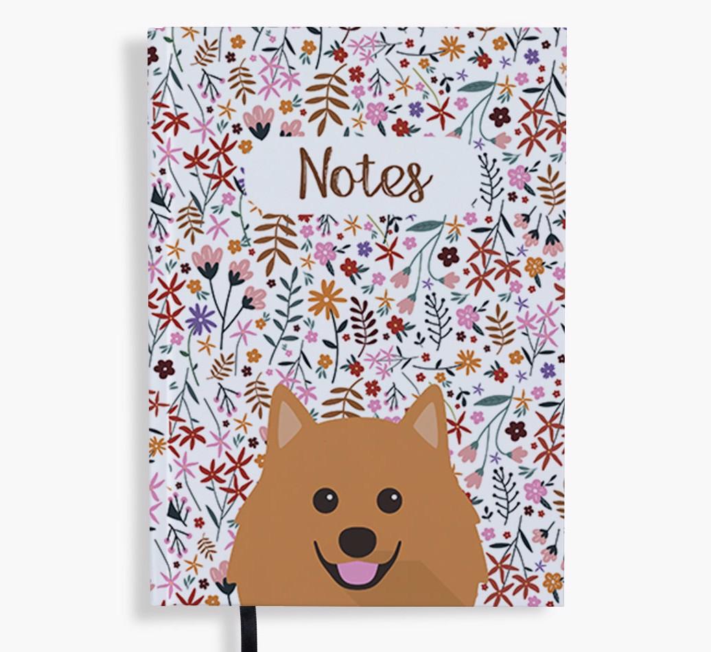 Floral Notes: Personalised {breedFullName} Notebook
