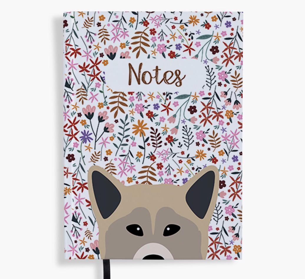 Floral Notes: Personalised {breedFullName} Notebook