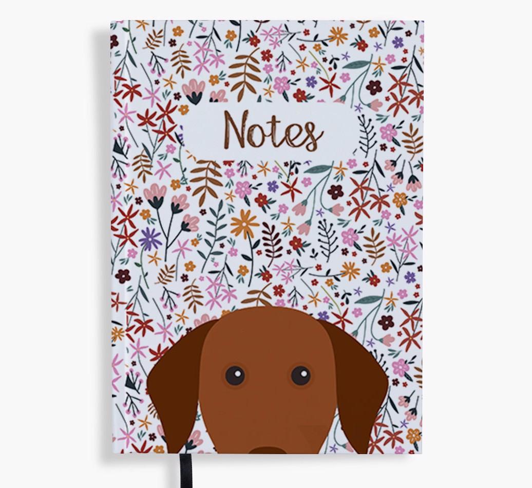 Floral Notes: Personalised {breedFullName} Notebook