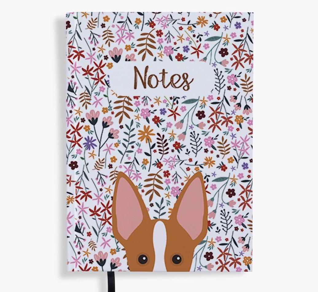 Floral Notes: Personalised {breedFullName} Notebook
