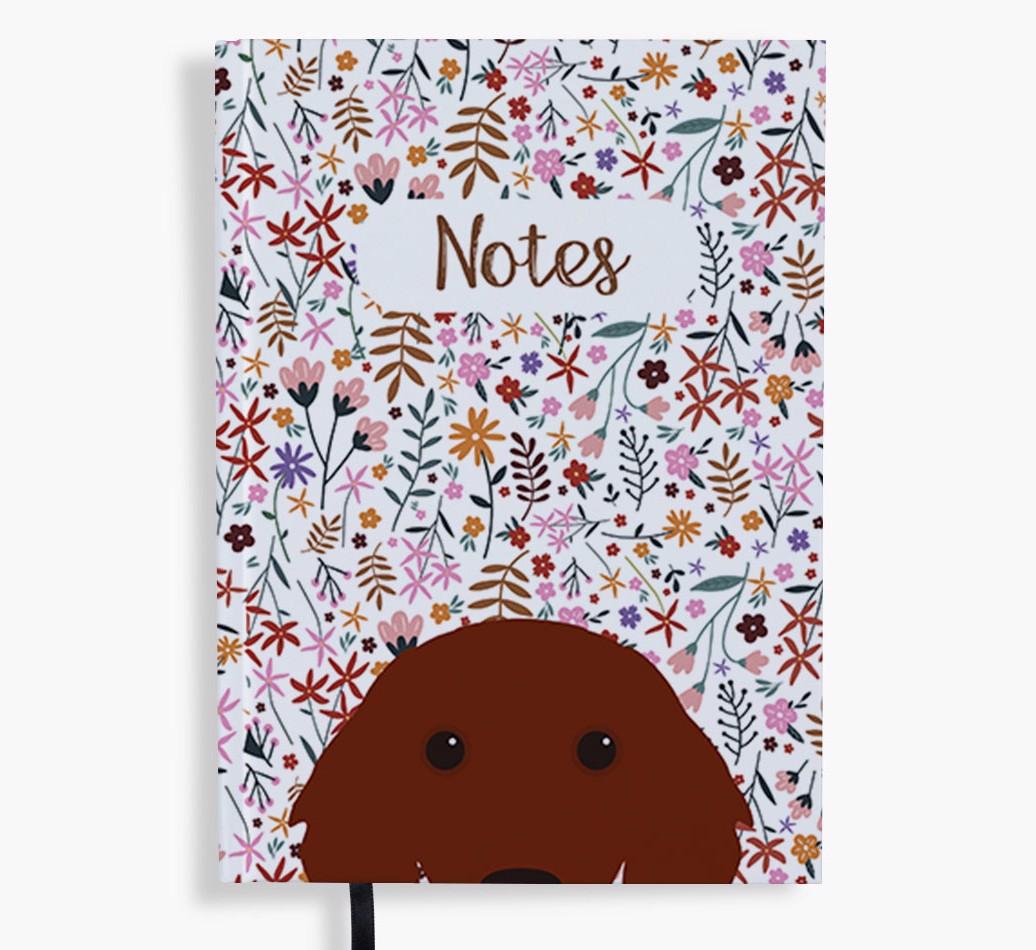 Floral Notes: Personalised {breedFullName} Notebook