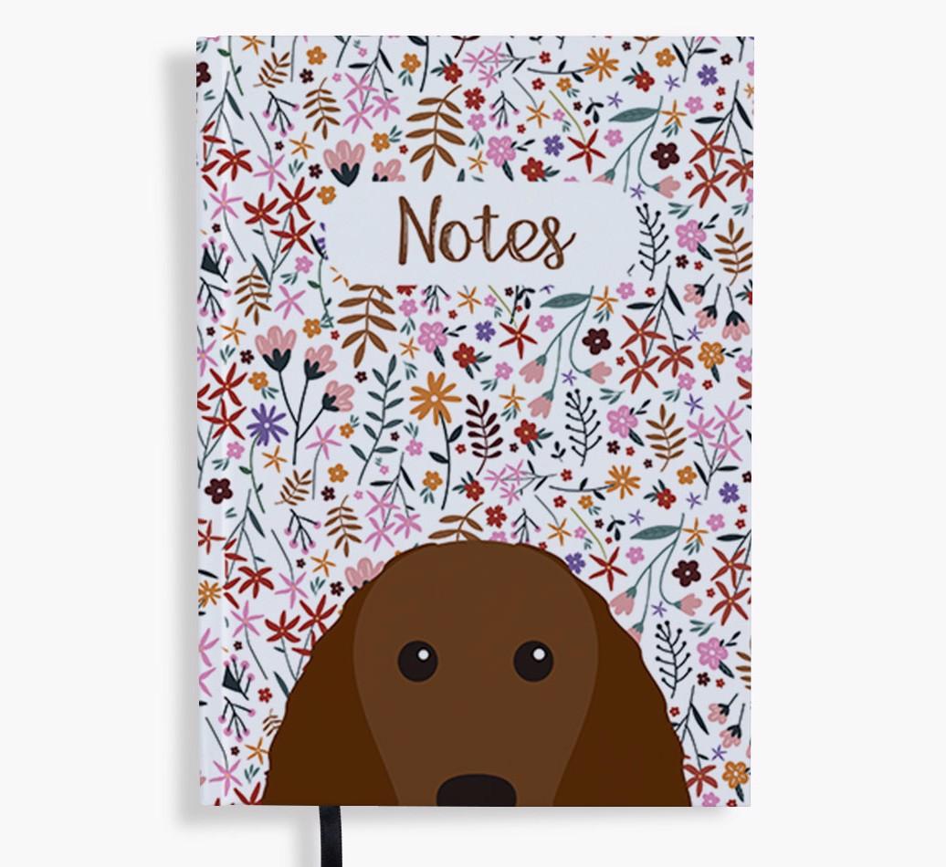 Floral Notes: Personalised {breedFullName} Notebook