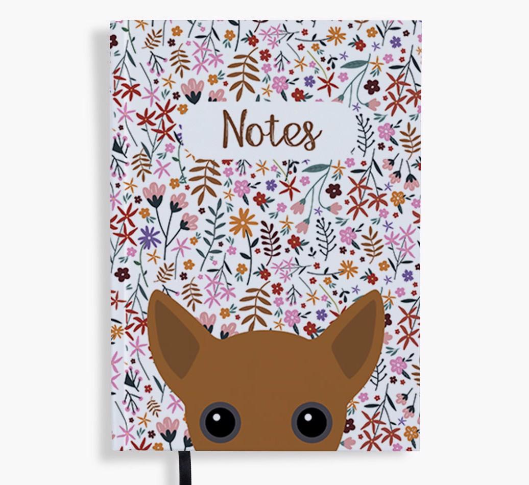 Floral Notes: Personalised {breedFullName} Notebook