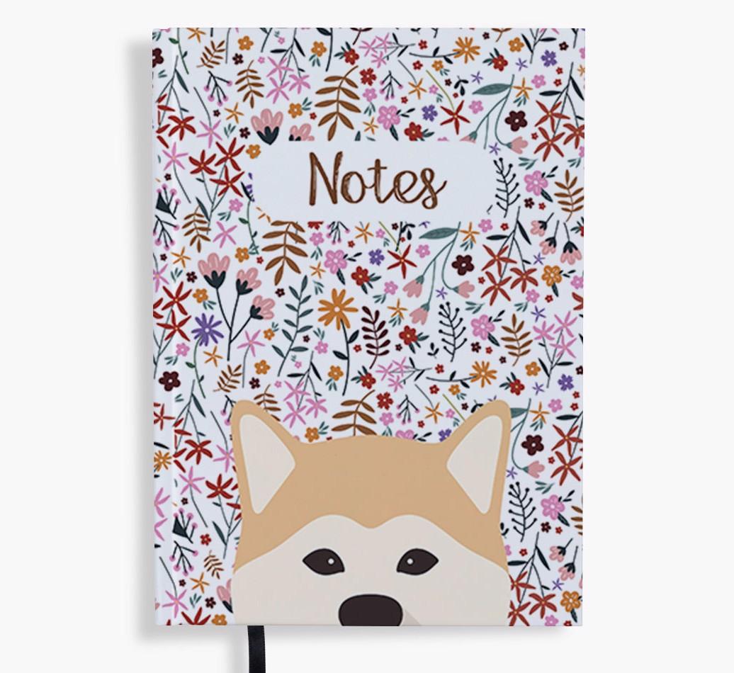 Floral Notes: Personalised {breedFullName} Notebook