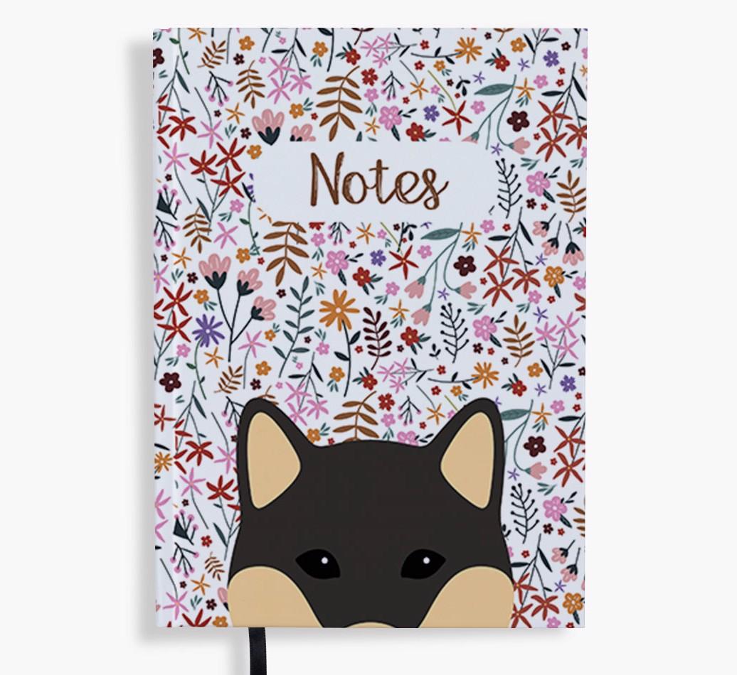 Floral Notes: Personalised {breedFullName} Notebook