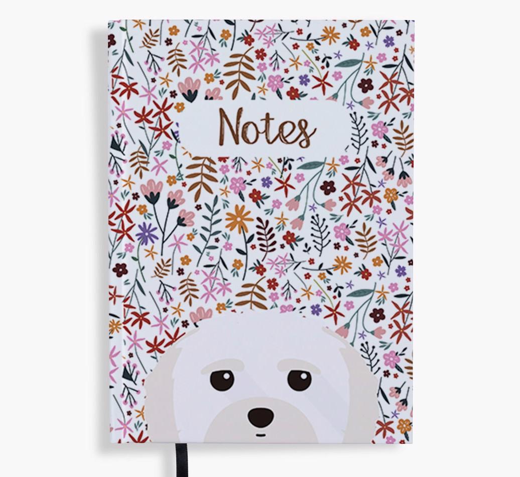 Floral Notes: Personalised {breedFullName} Notebook