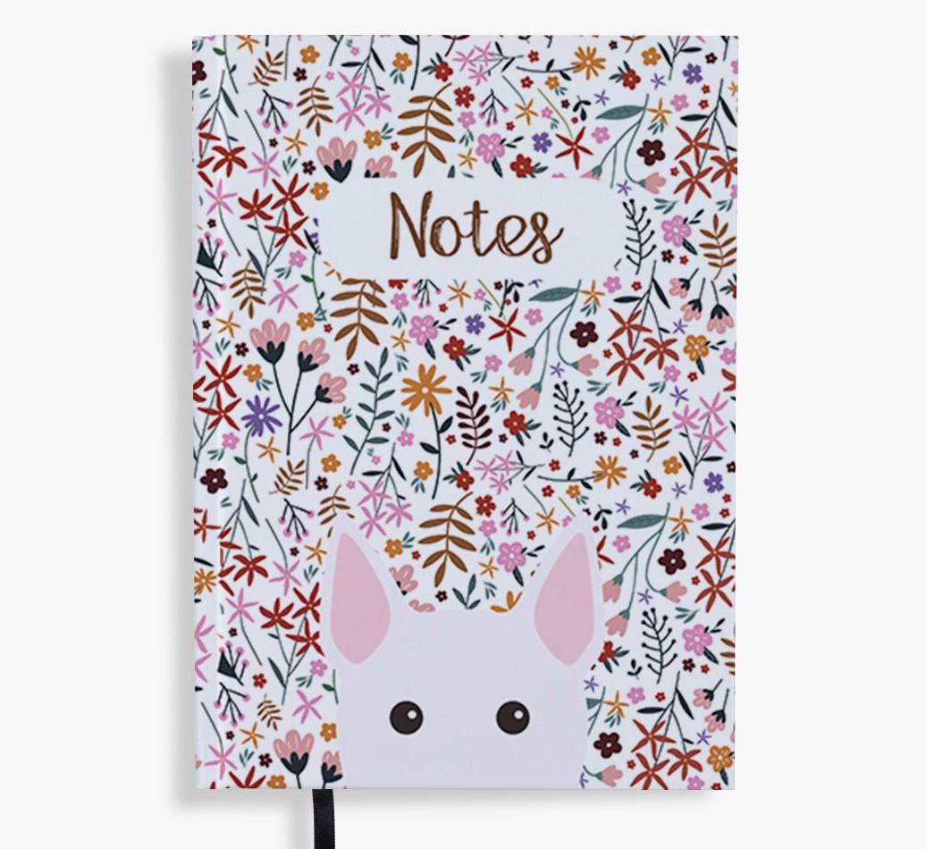 Floral Notes: Personalised {breedFullName} Notebook