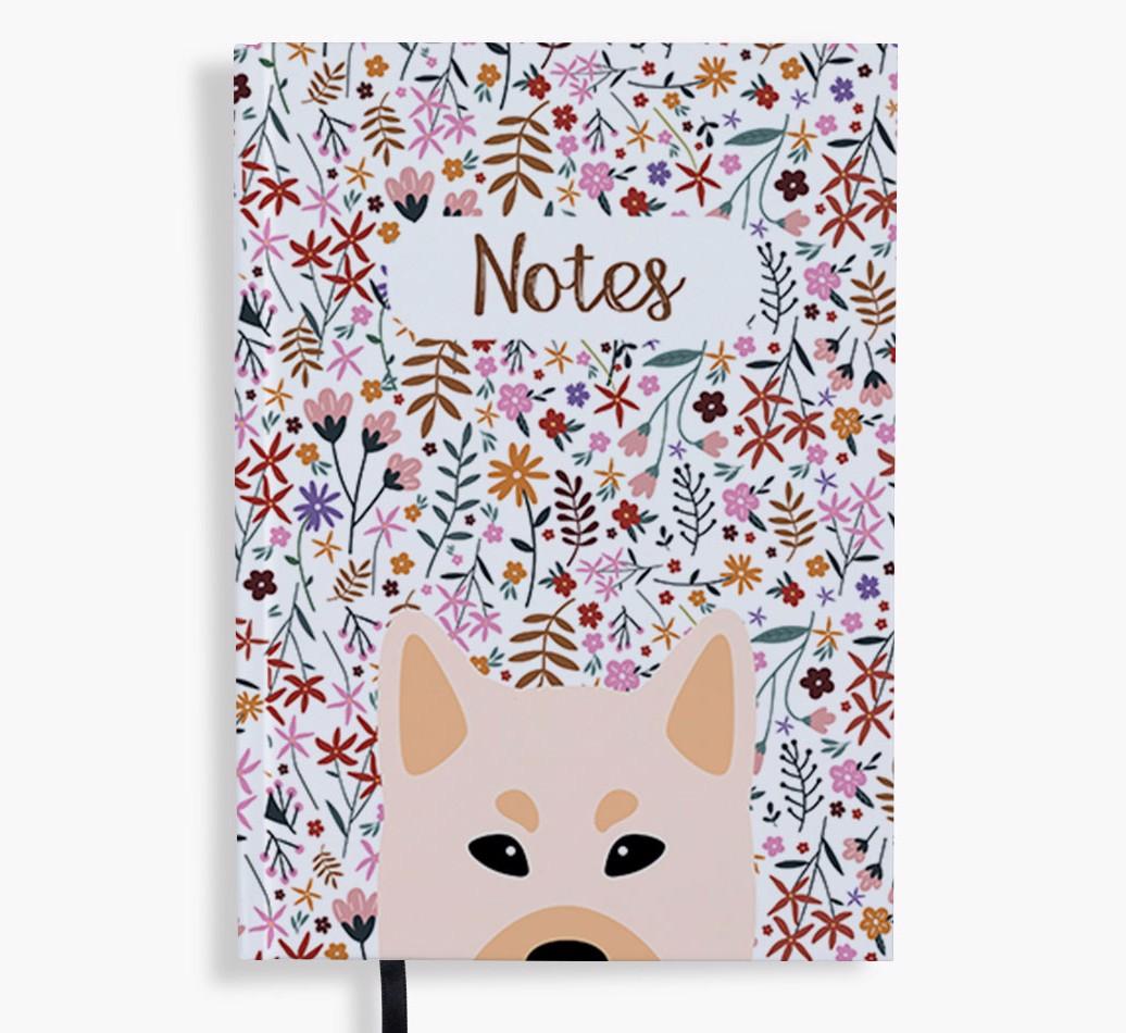 Floral Notes: Personalised {breedFullName} Notebook