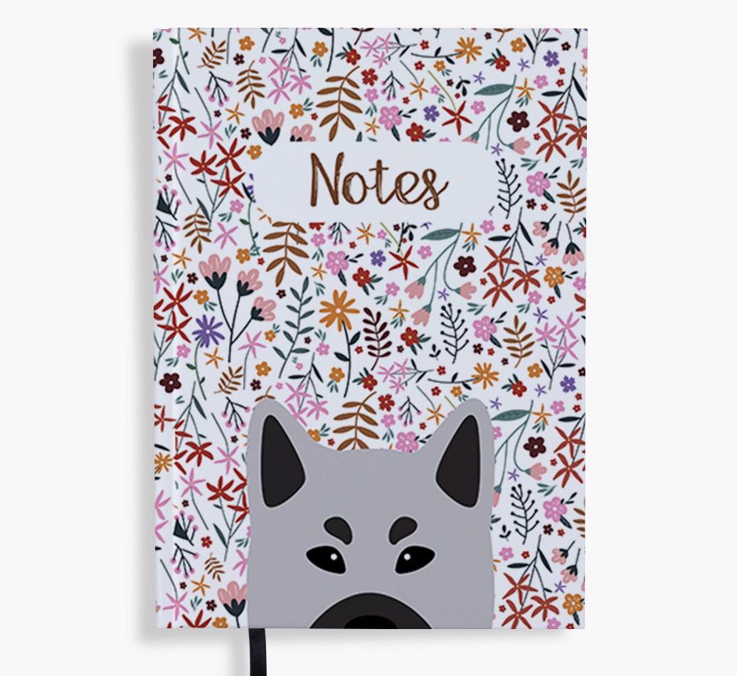 Floral Notes: Personalised {breedFullName} Notebook