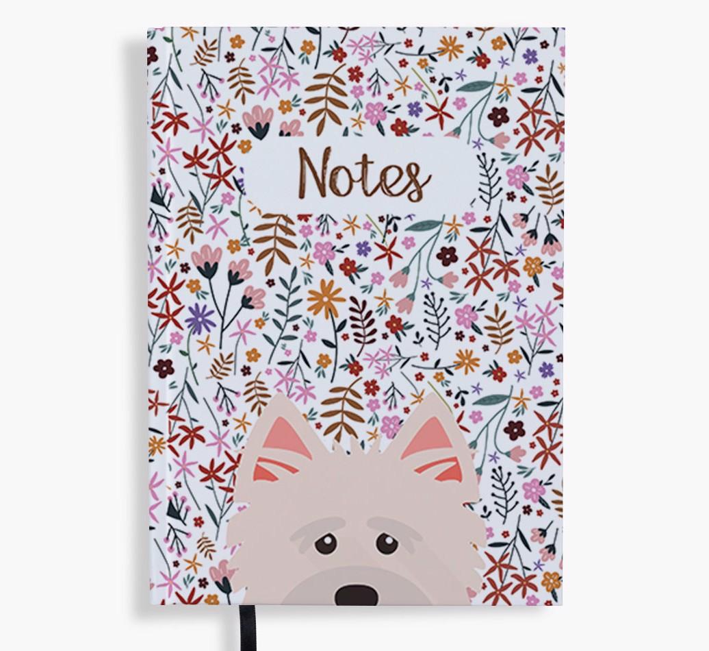Floral Notes: Personalised {breedFullName} Notebook