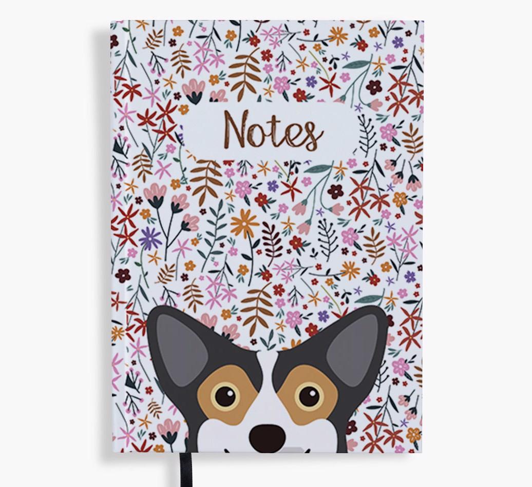 Floral Notes: Personalised {breedFullName} Notebook