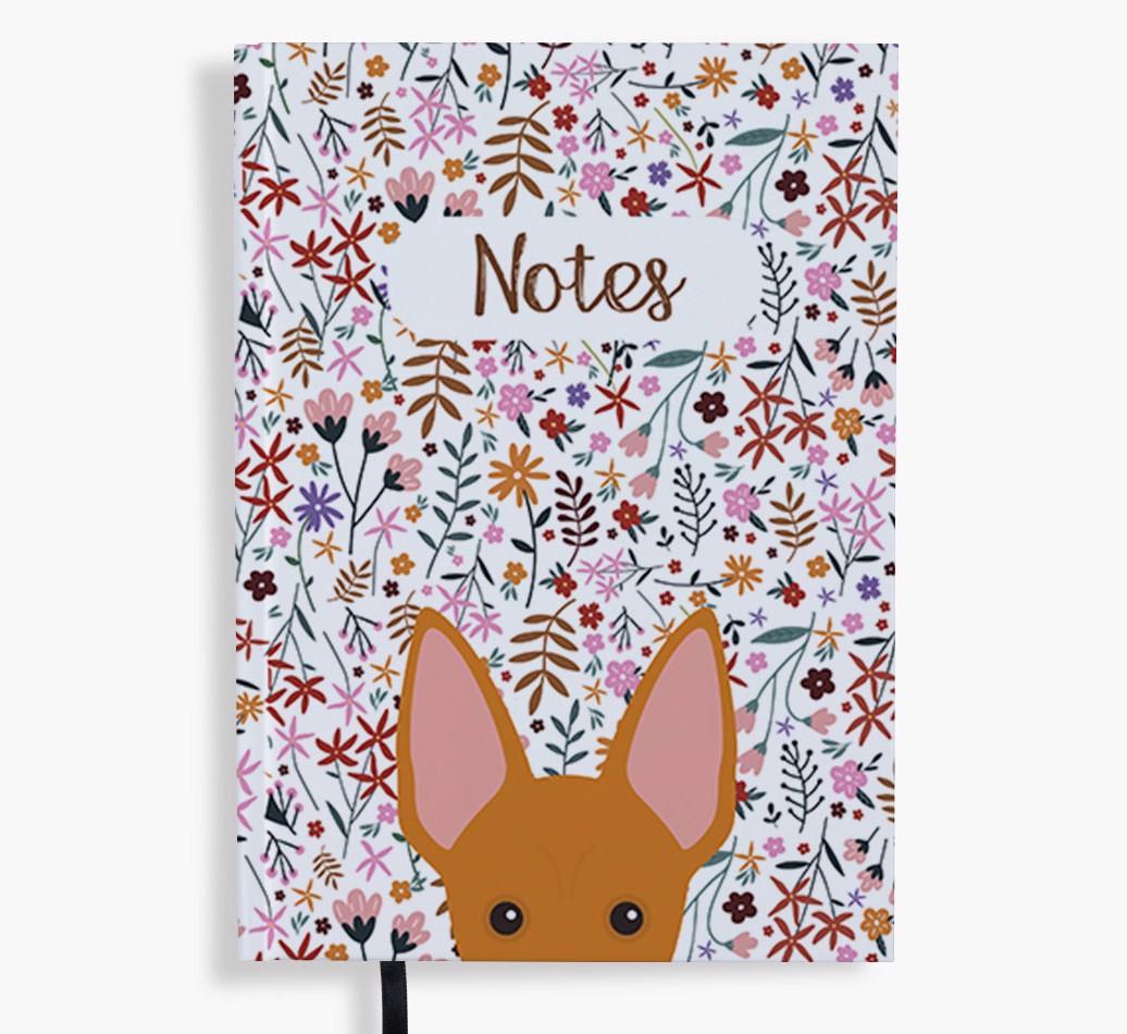Floral Notes: Personalised {breedFullName} Notebook