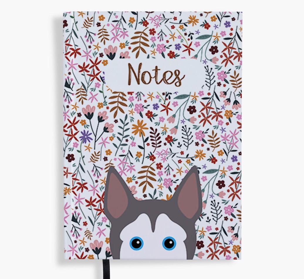 Floral Notes: Personalised {breedFullName} Notebook