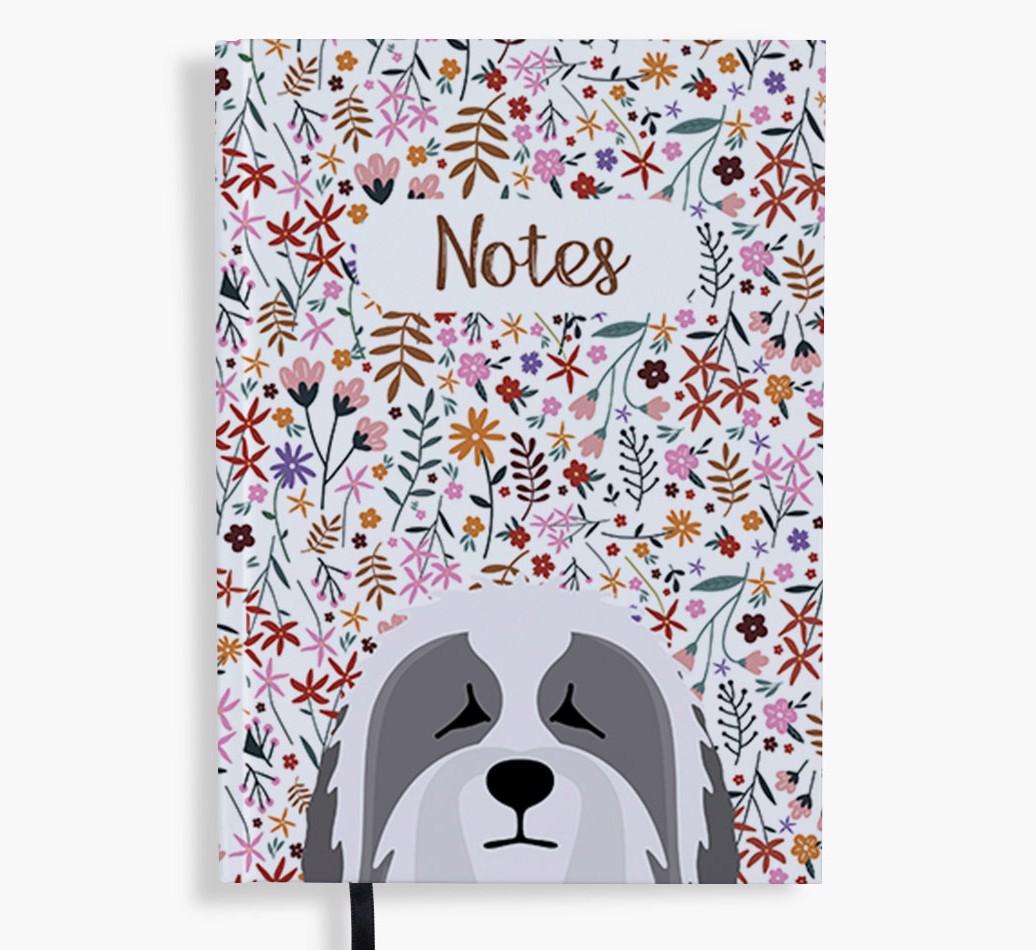 Floral Notes: Personalised {breedFullName} Notebook