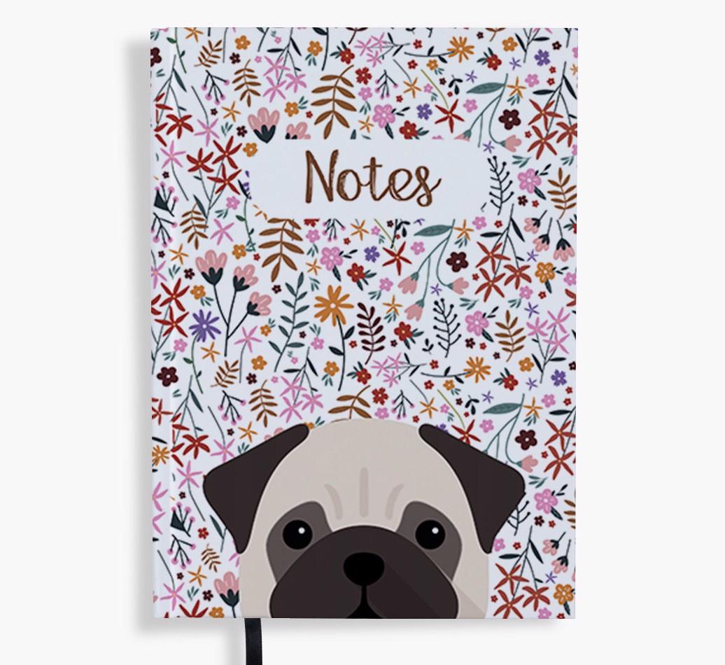 Floral Notes: Personalised {breedFullName} Notebook