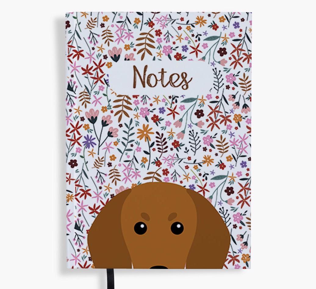 Floral Notes: Personalised {breedFullName} Notebook